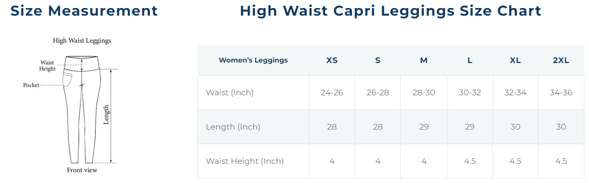All Over Print High Waist Capri leggings and dropshipping